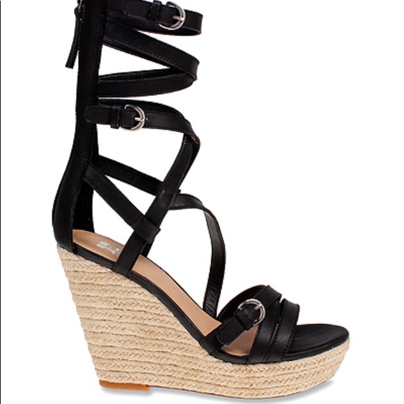 Joe's Jeans Shoes - NEW! Joe’s Jeans wrap leather wedge sandal